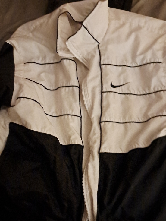 Nike Other - Nike Black and White Paneled Track Jacket
